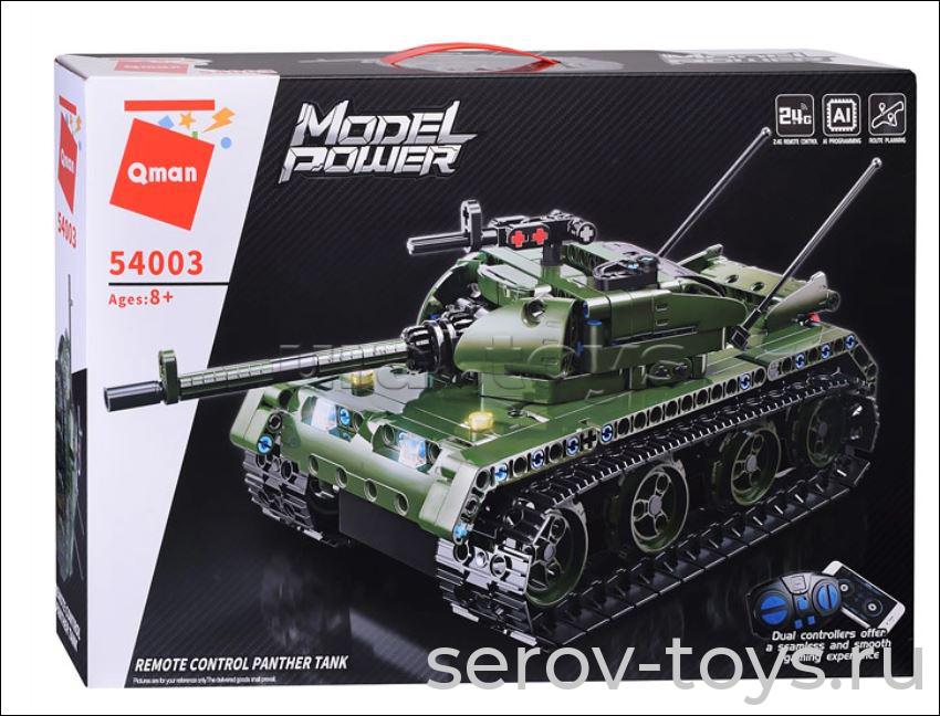 Конструктор Qman 54003 Танк р/у 418дет в кор