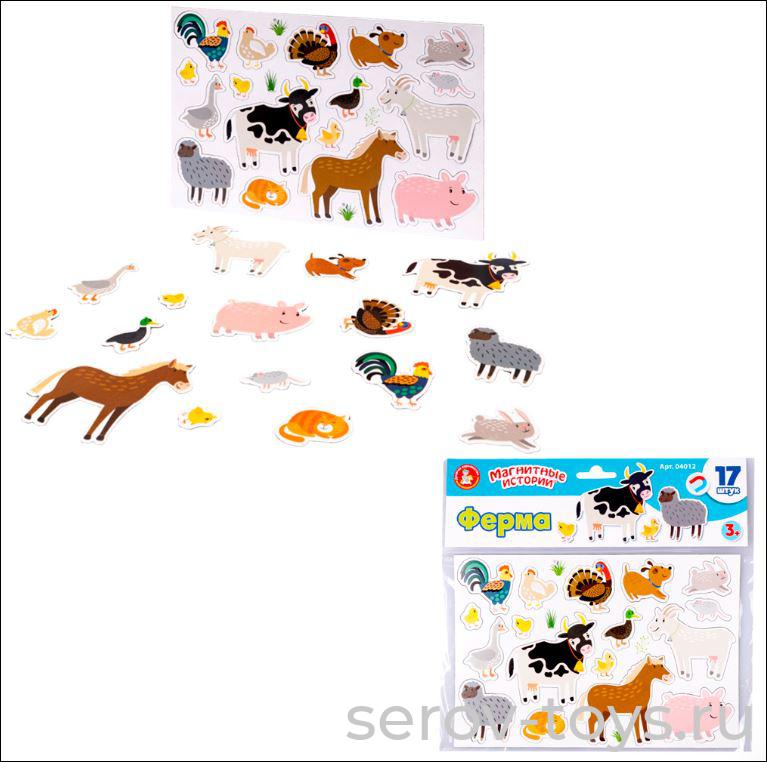 Игра магнитная 04012ДК Ферма Магнитные истории