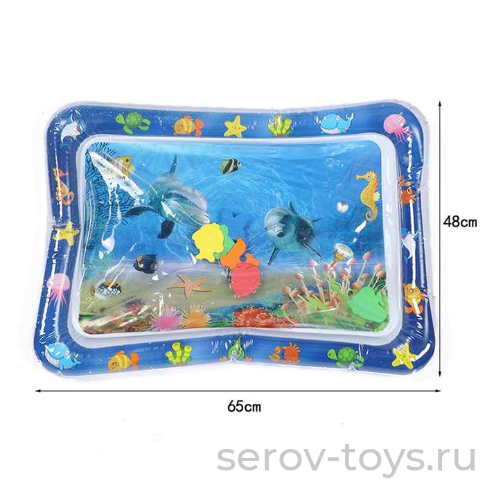 Коврик водный для малышей 20200186SZ 65*48см в пак