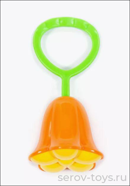 Погремушка П-193 колокольчик-тюльпан