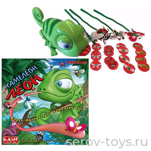 Игра настольная ST601 Хамелеон Леон Игрики 4+ СТОПЦЕНА