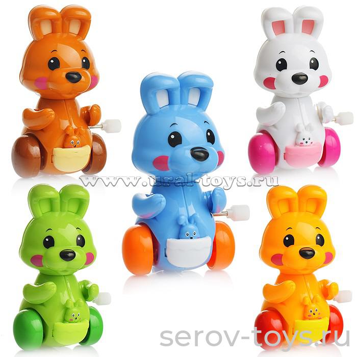 Заводная игрушка Зайчонок 6627 в пак