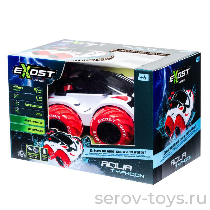 Машина р/у ТЕ117 Аква Тайфун для улицы и дома EXOST 1:10
