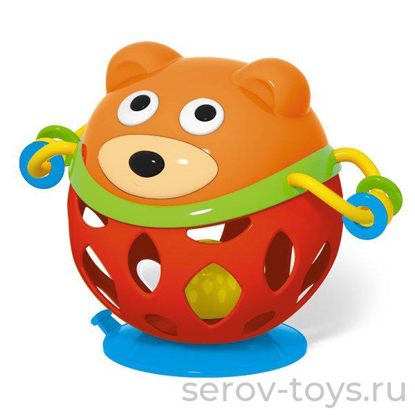 Погремушка Пузатик 01911 прорезыватель на присоске в пак Стеллар