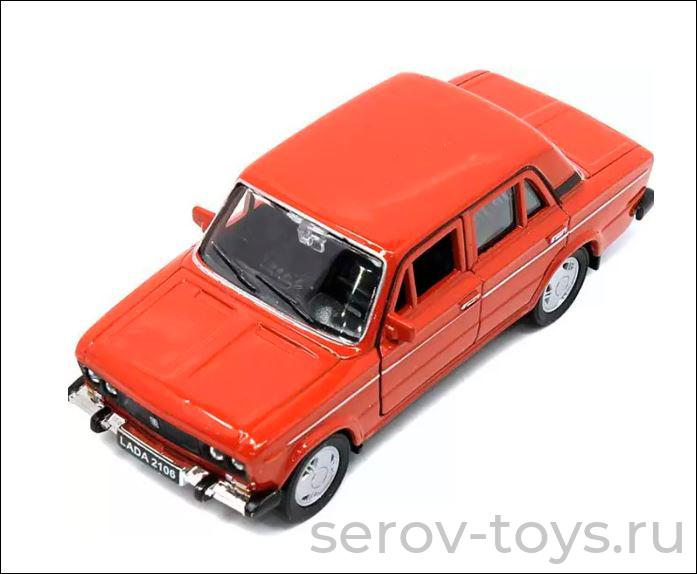 Модель 1:34-39 42381W ВАЗ 2106 Лада Красная в кор