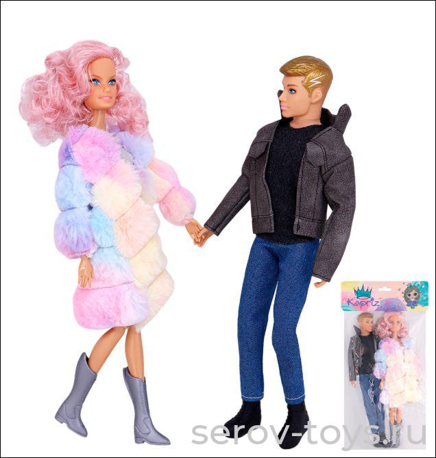 Набор кукол MK619 Молодая пара в пак Miss Kapriz