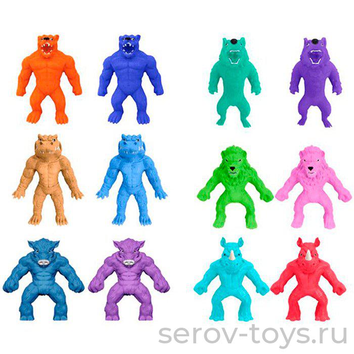 Фигура- тянучка Стретчиз 349687 в ассорт 14см на блистере 1 TOY