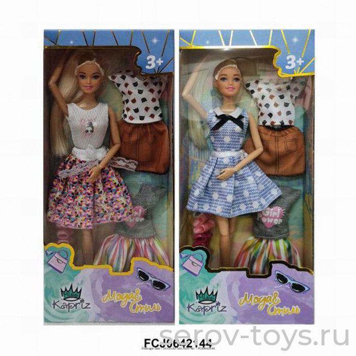 Кукла Мода&Стиль 187AYSSH с одеждой в кор Miss Kapriz+++