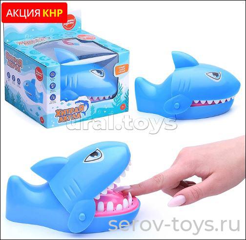 Игра настольная UT0067 Акула-кусака механич в кор Дарите радость!