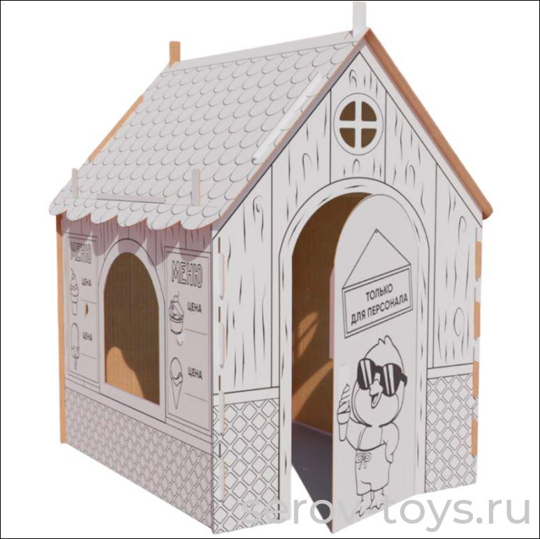 Набор ДТ Дом раскраска картон 22002 Кафе Высота 102см Лидер