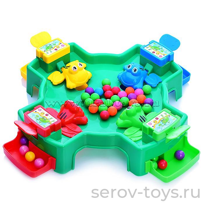 Игра 734 Голодные лягушата 4шт в пак