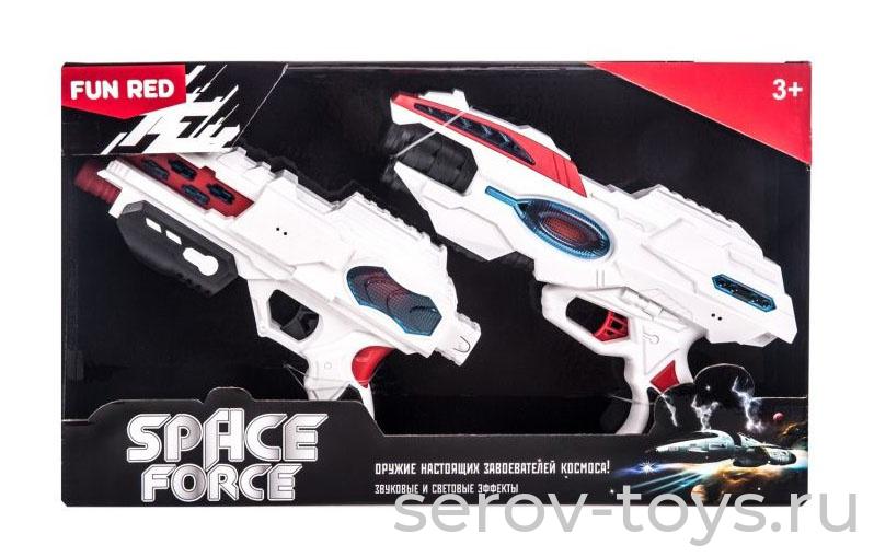 Набор бластеров Space Force FRBL0010 2шт 30см свет звук Fun Red