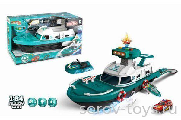 Катер грузовой 660-А249 Санитарный свет звук в кор six-six-Zero