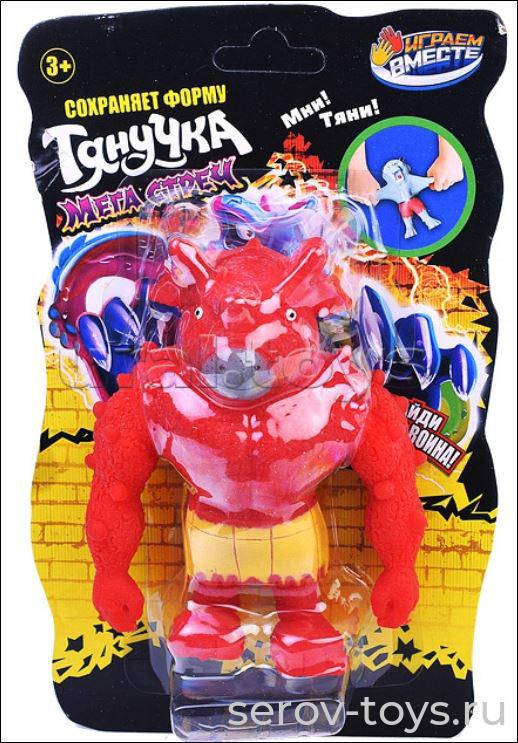 Фигура- тянучка Бык 053-22B-7-R на картоне Играем вместе