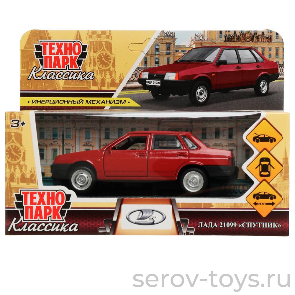 Модель Технопарк LADA -21099 Спутник 21099-12-RD Классика Красная в кор