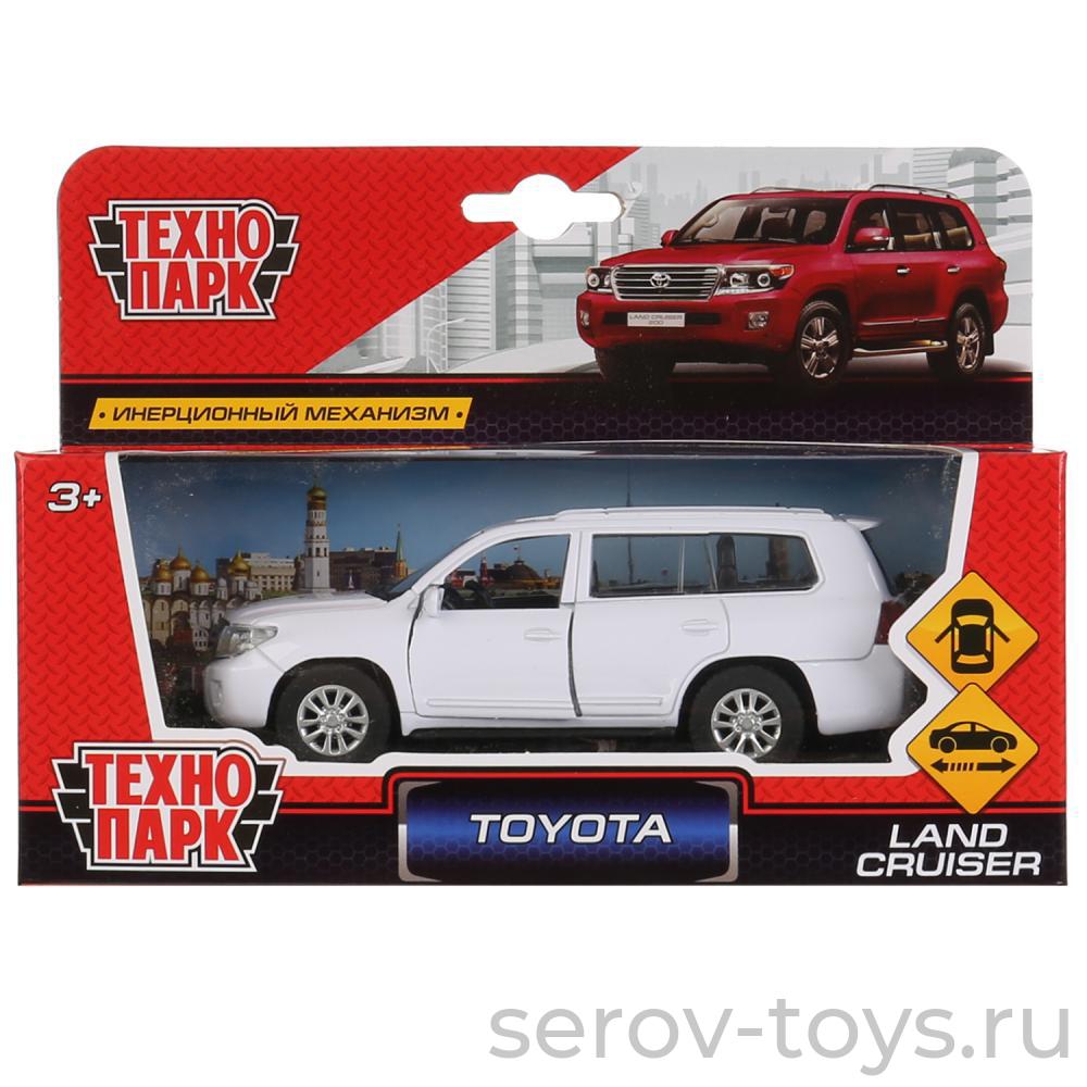 Модель Технопарк Toyota Land Cruiser CRUISER-WT Белая в кор