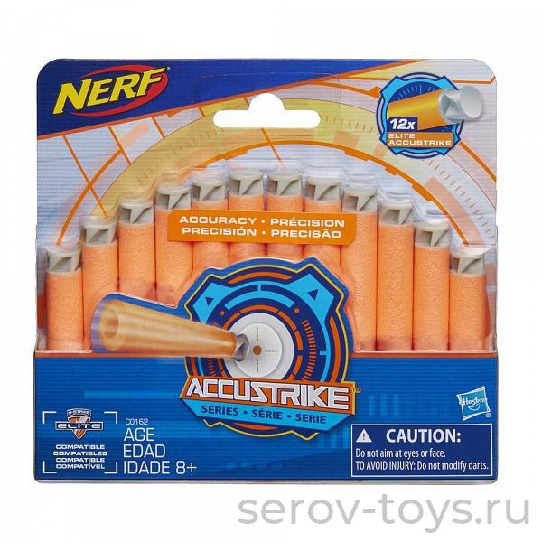 Набор 0162 NERF стрел Аккустрайк к Бластерам(12шт)