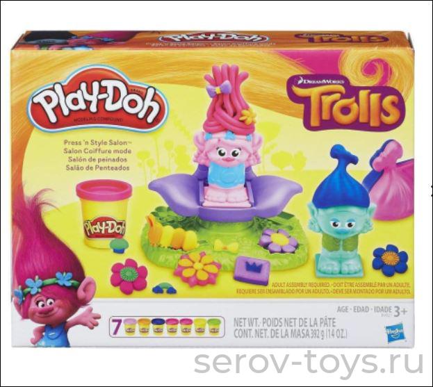 PD Пластилин 9027 Тролли (7 банок 392 гр)