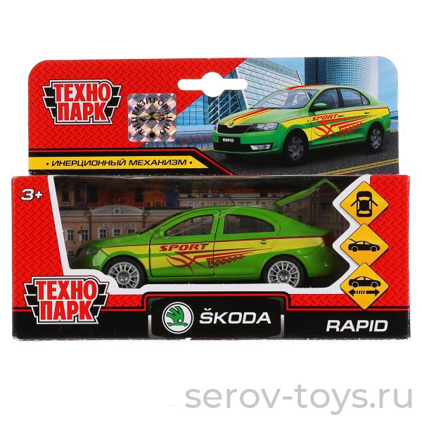 Модель Технопарк SKODA rapid SB-18-22-SR-S(G)-WB Спорт в кор
