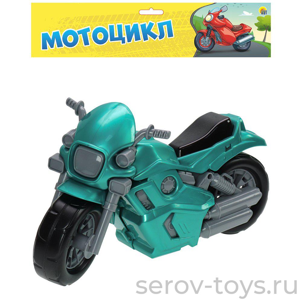 Мотоцикл Спорт Зеленый И-3200 металлик в пак