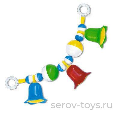 Подвеска на коляску 01544 Колокольчики 3 шт Стеллар