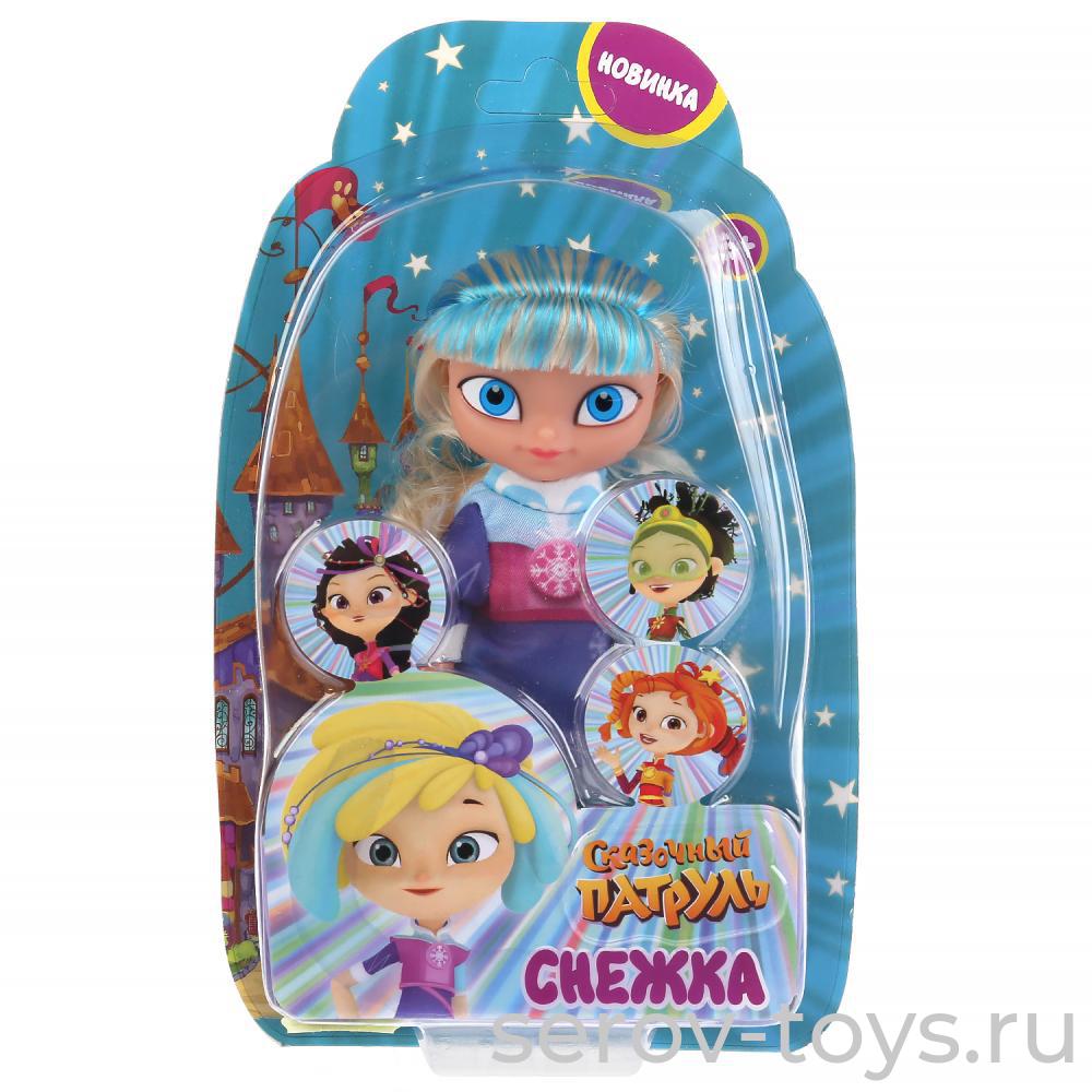 Сказочный патруль SP20-15-S-RU-BL2 Снежка 15см серии Magic на листе Карапуз