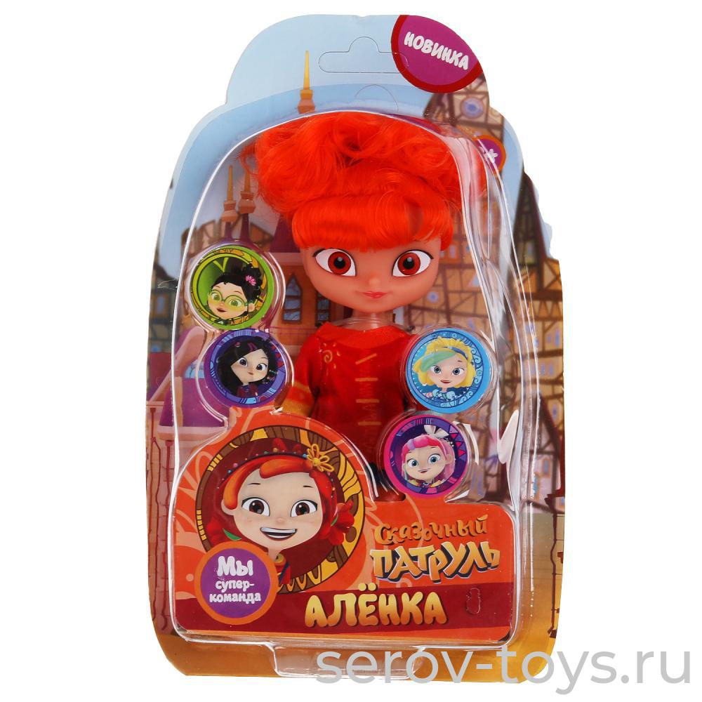 Сказочный патруль SP20-15-A-RU-BL Аленка 15см на листе Карапуз