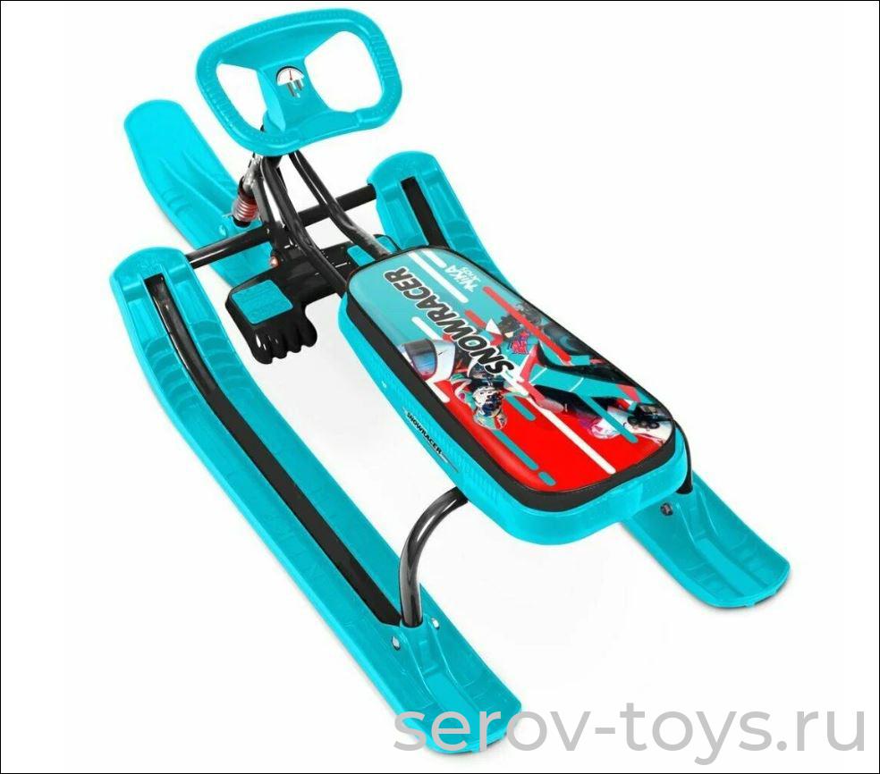 Снегокат Тимка спорт 1 Nika kids sportbike чёрный каркас TC1/SB/Ника