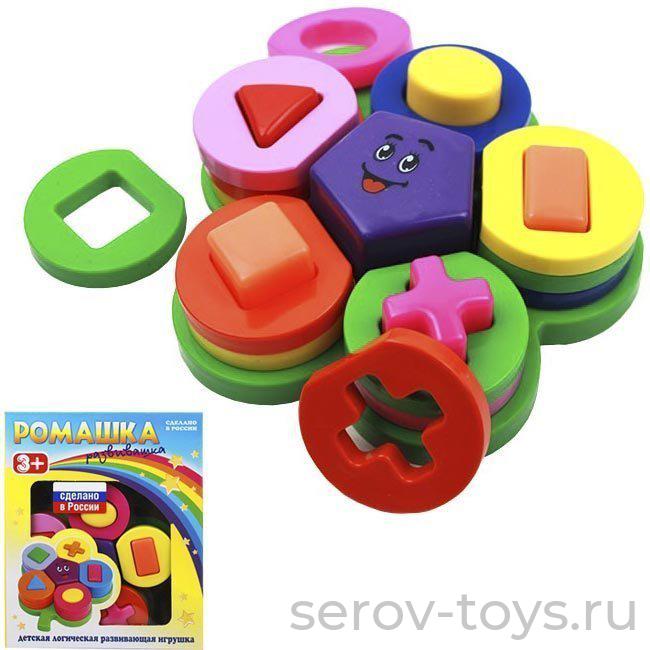 Логическая игрушка ПИ000904 Ромашка в кор Новокузнецк