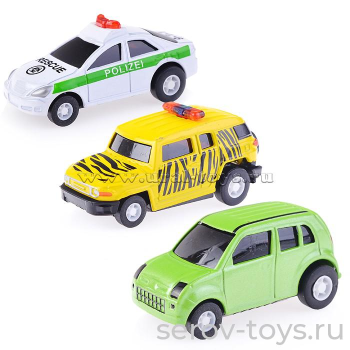 Набор машин ZYJ-792-11 Микро мобили металл 3шт в пак