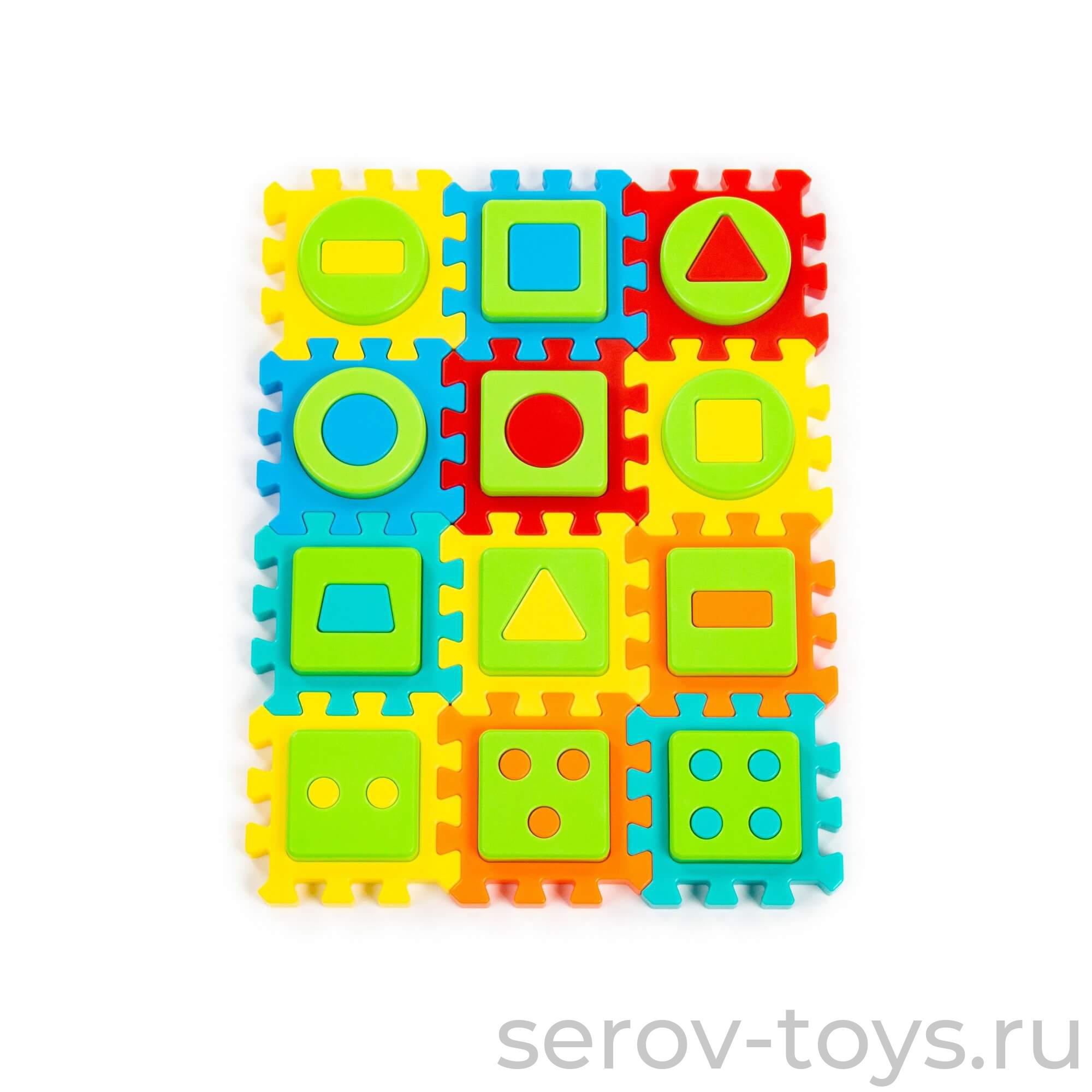 Конструктор Пазл №3 24 элементов 91420 в пакете ПОЛЕСЬЕ