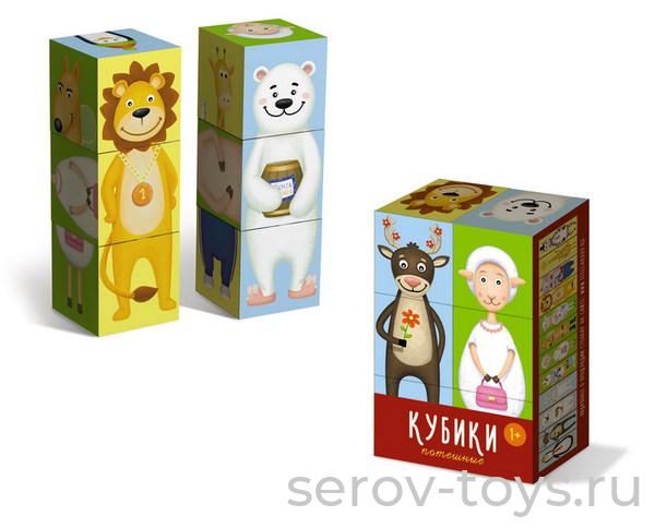Кубики Потешные 6 шт 00858 Стеллар