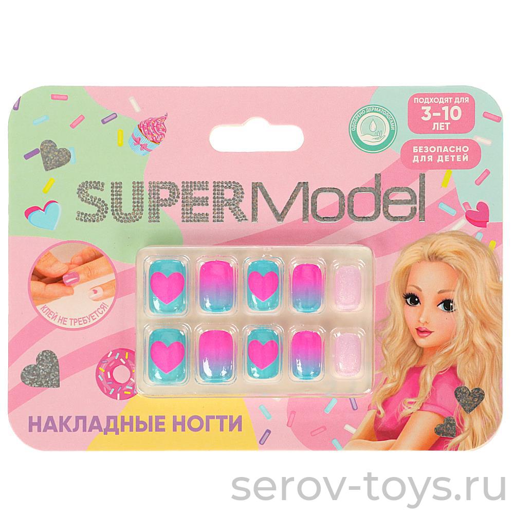 Набор накладных ногтей 10шт Милая леди на клеевой основе 98013-TM-ML