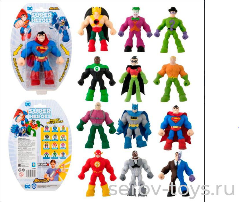 Фигура- тянучка Монстр  ФлексТ23495 Супер герои в ассорт на блистере 1 TOY