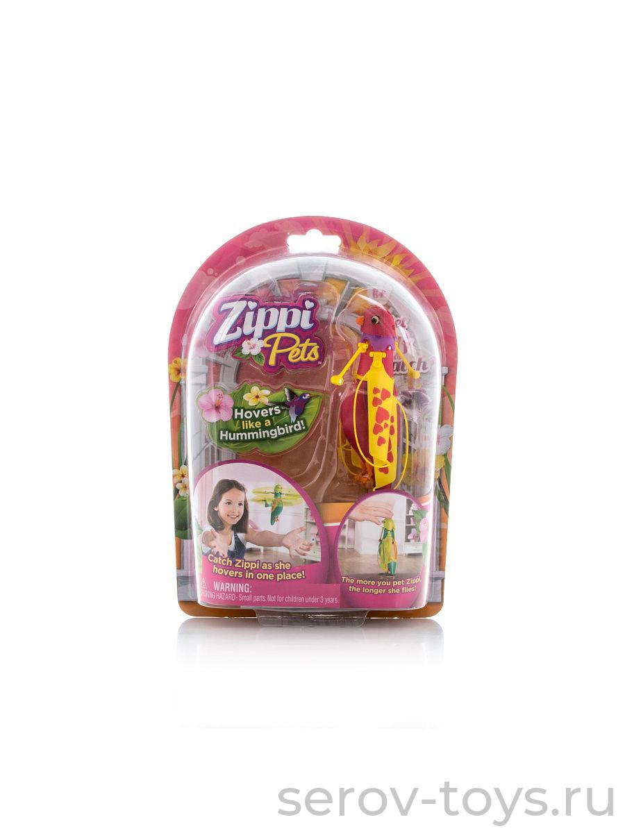 Zippi Pets Интерактивная летающая птичка (красная) 201505002 СТОПЦЕНА
