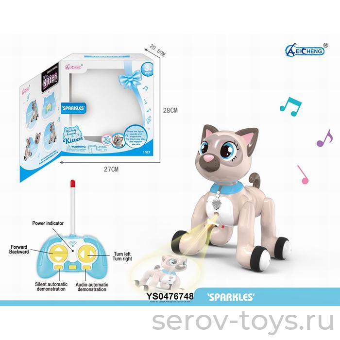 Кошка р/у 1040А с проекцией на аккум в кор**