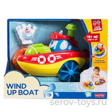 Игрушка для ванной Кораблик 4325T, 4326T заводной (4326T Пингвин)