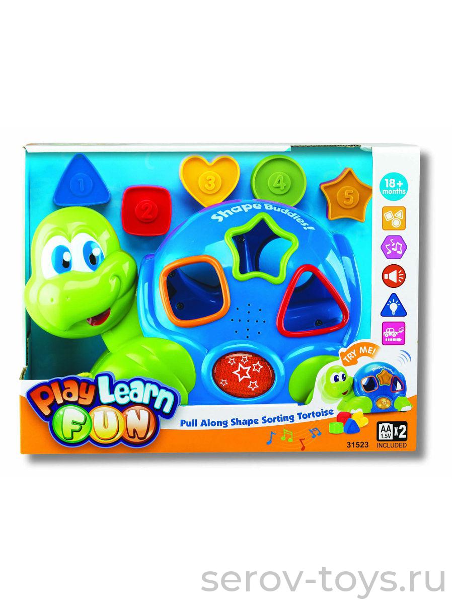 Черепашка 31538 с пазлами (свет,звук) (аналог 31523)