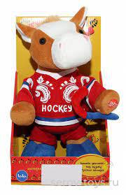 Интерактивная лошадка 43-4182 Хоккеист 28см.