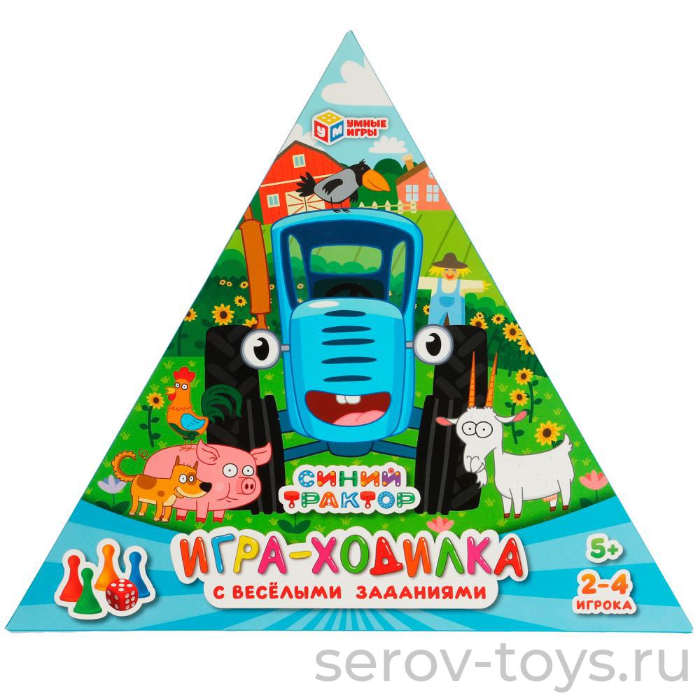 Настольная игра Синий трактор Ходилка в кор Умные игры