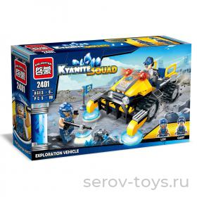 Конструктор Qman 2401 Добытчики Кианита Разведывательная машина 119 дет