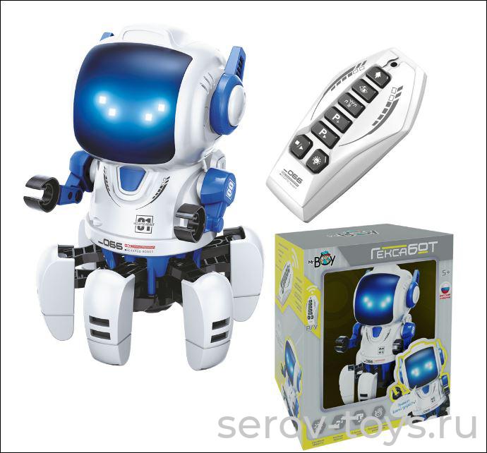 Робот р/у MK1066A Гексабот на бат FCJ1120261 в кор Mr Boy