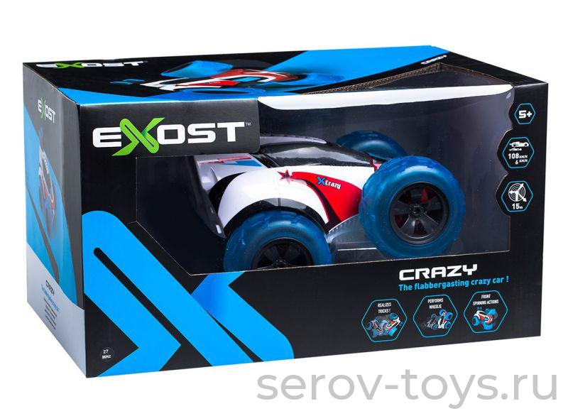 Машина р/у 20176,ТЕ176 Крейзи перевертыш EXOST 1:18