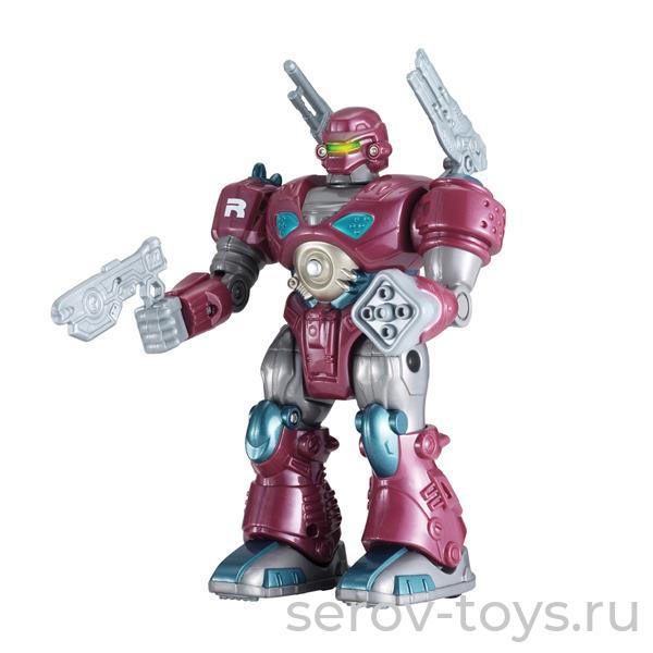 Робот 3578T Red Revo 17см красный на бат в кор