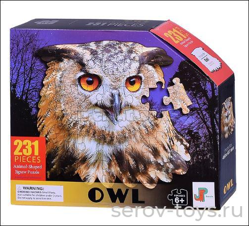 Пазл 231 Сова 88663 Контурный Prime