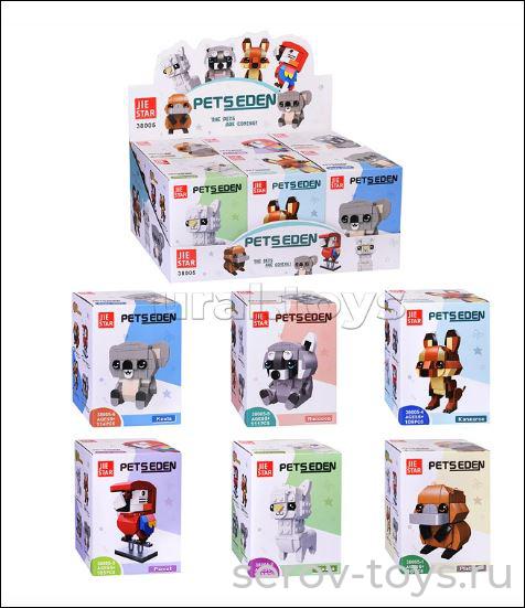 Конструктор 38005 Животные в ассорт