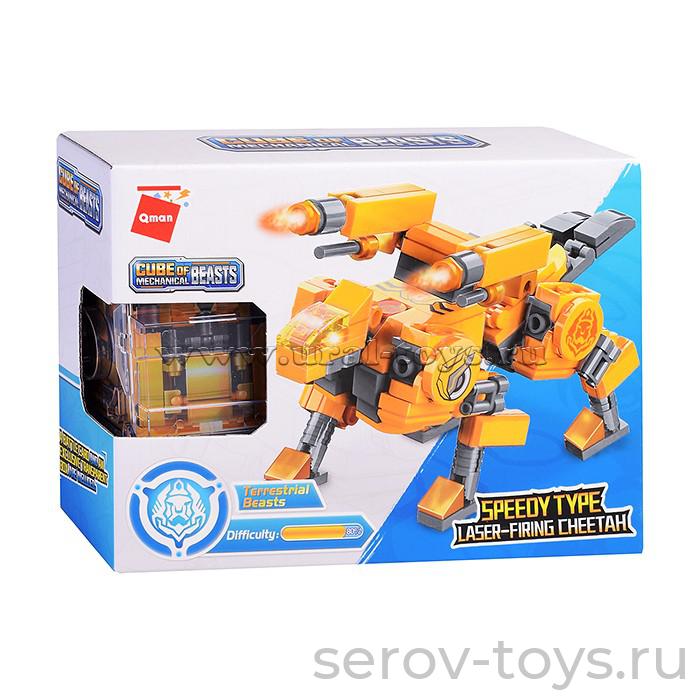 Конструктор Qman 41213 Гепард стреляющий лазером 172дет Cube of mechanical beasts