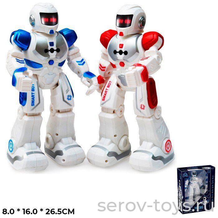 Робот р/у Пультовод 2746A-ZYA русск озвуч сенсор. датчик на аккум USB-кабель в кор Zhorya