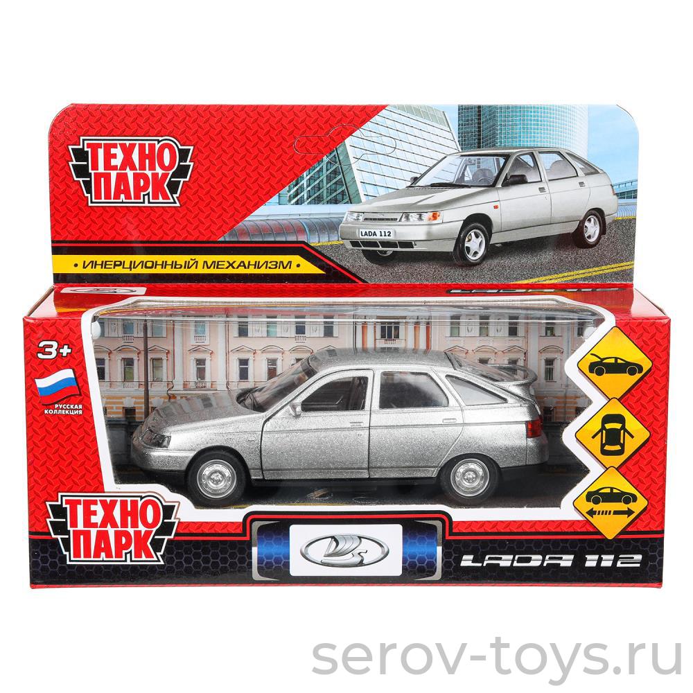 Модель Технопарк ВАЗ-2112 LADA 2112-12-SR (72) Серебристая в кор