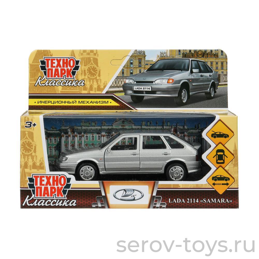Модель Технопарк LADA -2114 SAMARA 2114-12-SR-WOD Классика Серебристая в кор